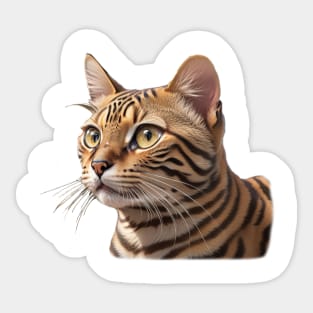 Bengal cat Sticker